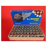 50 Rounds - Silver Bear 9mm Makarov Ammo