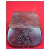 Leather Shotgun Shell Cartridge Box Belt Pouch