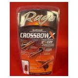 3 - Rage Crossbow Slipcam Mechanical Broadheads