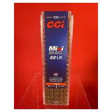 100 Rounds - CCI Mini-Mag .22LR Ammo