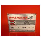 10 Rounds - Winchester 12ga 3' #4 Turkey Shells