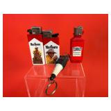4 - Novelty Cigarette Lighters: Marlboro Budweiser