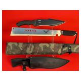 Machete & Survival Knife