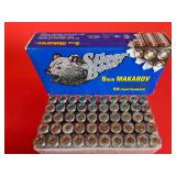 50 Rounds - Silver Bear 9mm Makarov Ammo