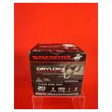 25 Rounds - Winchester Steel 20 Ga 3' #4 Shells