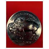 Buffalo Nickel Embossed Sign