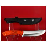Large Browning Blaze Orange Skinning Knife