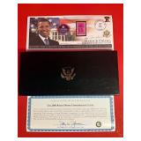 2009 Barack Obama Commemorative Coin & 1939 Stamp