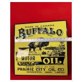 Contemporary Made Buffalo Motor Oil Sign