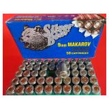 50 Rounds - Silver Bear 9mm Makarov Ammo