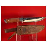 Sharps Cutlery Bowie Style Knife W/ Sheath
