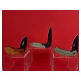 Lot of 3 NRA Folding Pocket Knives
