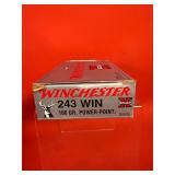 20 Rounds - Winchester .243 Win Ammo