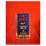 50 Rounds - CCI Stinger .22LR Ammo