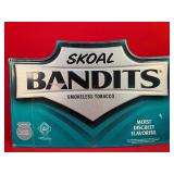 Vintage Skoal Bandits Chewing Tobacco Metal Sign