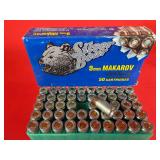 50 Rounds - Silver Bear 9mm Makarov