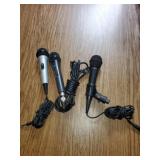 3pc microphones Fifine & RadioShack untested