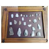 Collection - arrowheads,scrapers & spearheads