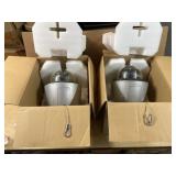 2 Large PRO Dome Network Security Cameras