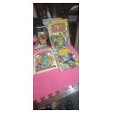 3 large marvel comics  books