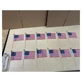 12pc Bundle - 10in U.S.A. FLAGS