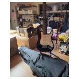 Fender Squier Mini electric guitar with case