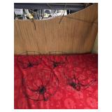 Lot of four hanging plant baskets