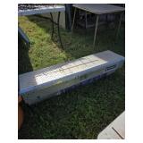 Cobalt diamond plate toolbox, small pickup