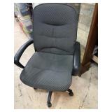 5- Caster Office Arm Chair - high back