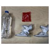 2pc Cast Iron FLAG POLE Bracket Mounts - NEW