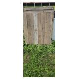 2 large garage wood cabinet
