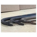 3pc STEEL CROW BARS-NAIL PULLERS 24ï¿½ & 30ï¿½