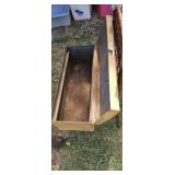Vintage metal tool box