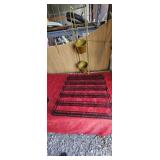 2 sm metal racks