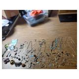 Crafters lot of odds & ends jewelry & beads