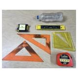 6pc ASSORTED MEASURING DEVICES