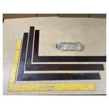 4pc 24' STEEL CARPENTERS SQUARES