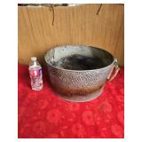Large metal pot