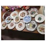 13 plates collectible cave plates