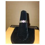 925 silver size 7 ring amethyst 3.0g tw tested