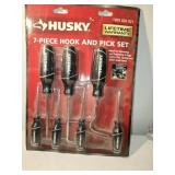 Husky, seven piece hook and pick set new