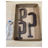3pc SARGENT HD METAL C- CLAMPS - 3ï¿½ & 4ï¿½