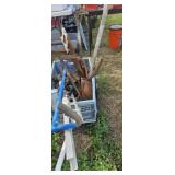 Lot of yard tools. W/ out cart