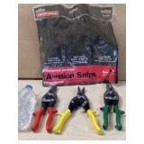 3pc CRAFTSMAN Compound Leverage Aviation Snips