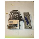 blue hawk, socket and bit set, missing three bits