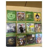 12pc XBOX Video Games Assortment
