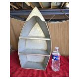 Metal boat shelf