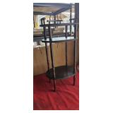 Corner small wood  table 30' tall
