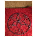 Heavy metal candle holder