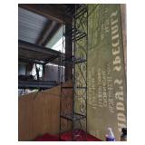 Six shelf metal captain shelving unit